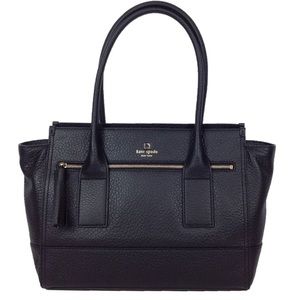 Kate Spade Southport Oden Black Pebbled Leather Tote